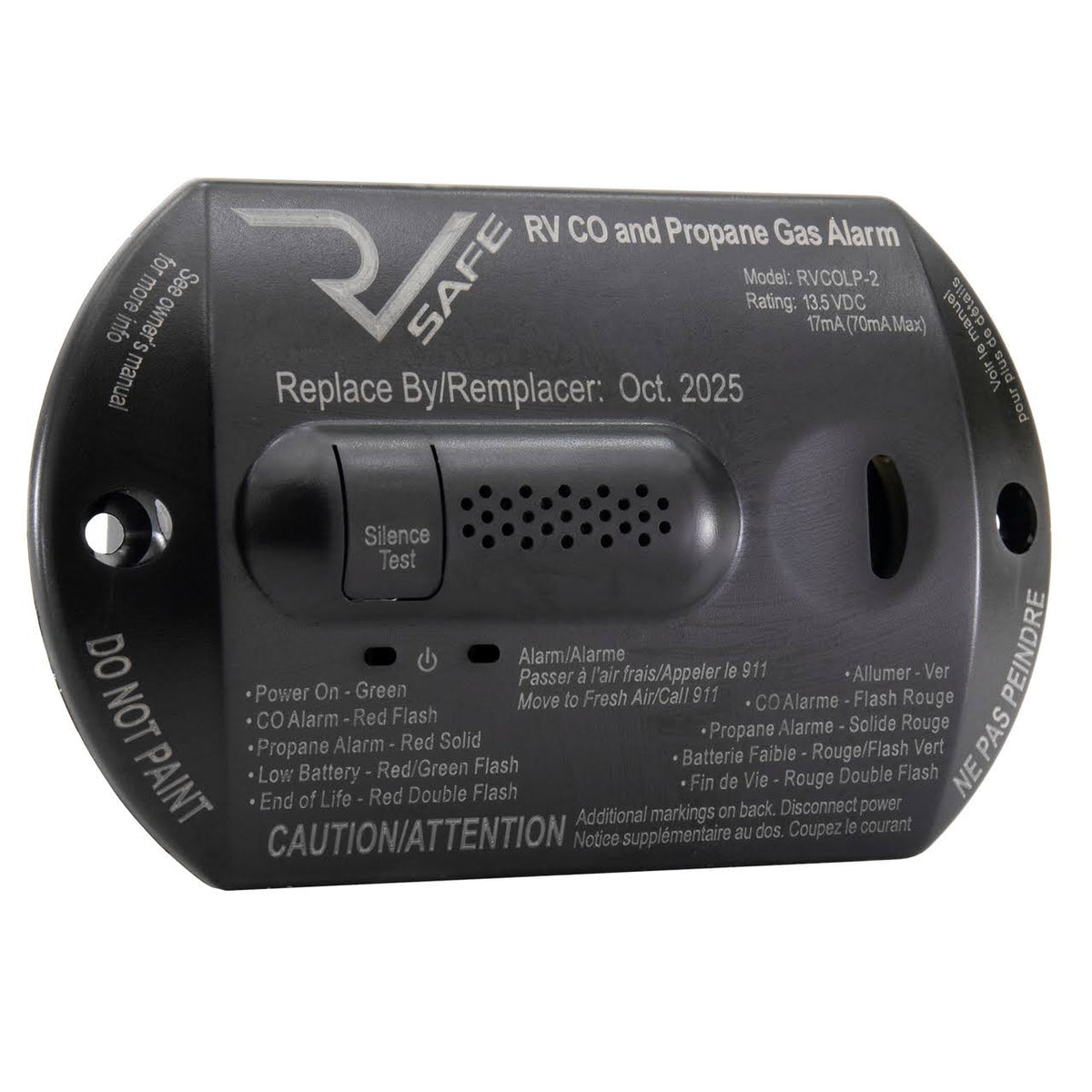 LP Propane Gas Detector with CO Carbon Monoxide Alarm U116264