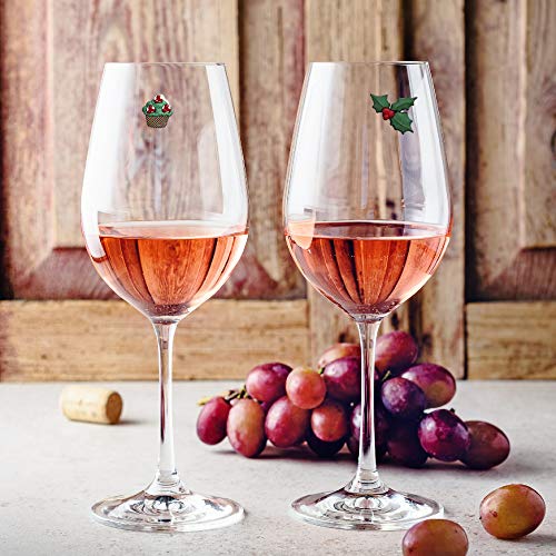 Magnetic Wine Glass Charms & Cocktail Markers Set of 12 Y984922