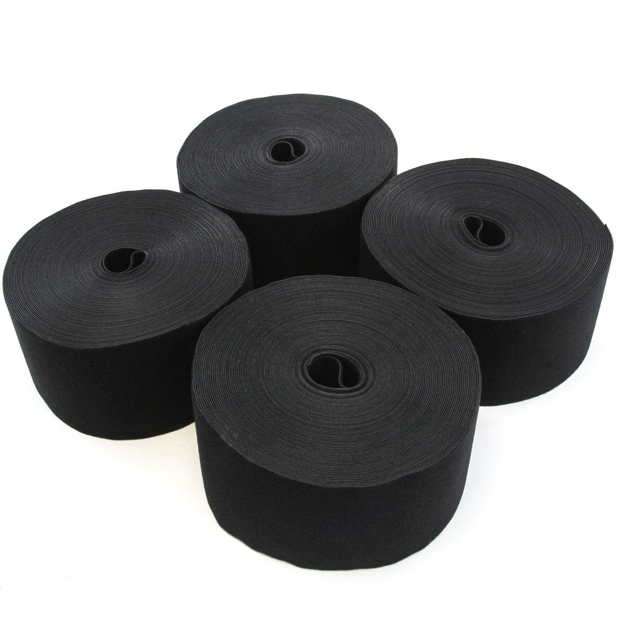 Reusable 4 inch Roll Hook & Loop Cable Fastening Tape Cord Wraps Straps A581306