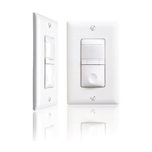 White PIR Dimming Multi-Way Wall Switch Vacancy Sensor Y34385