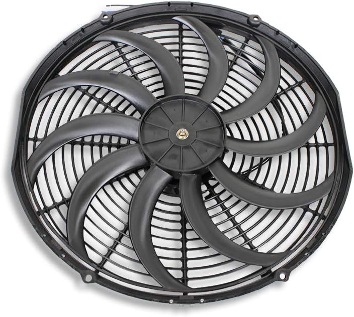 16" Heavy Duty Radiator Electric Fan 3000 Cfm Reversible Pack of 2 B536