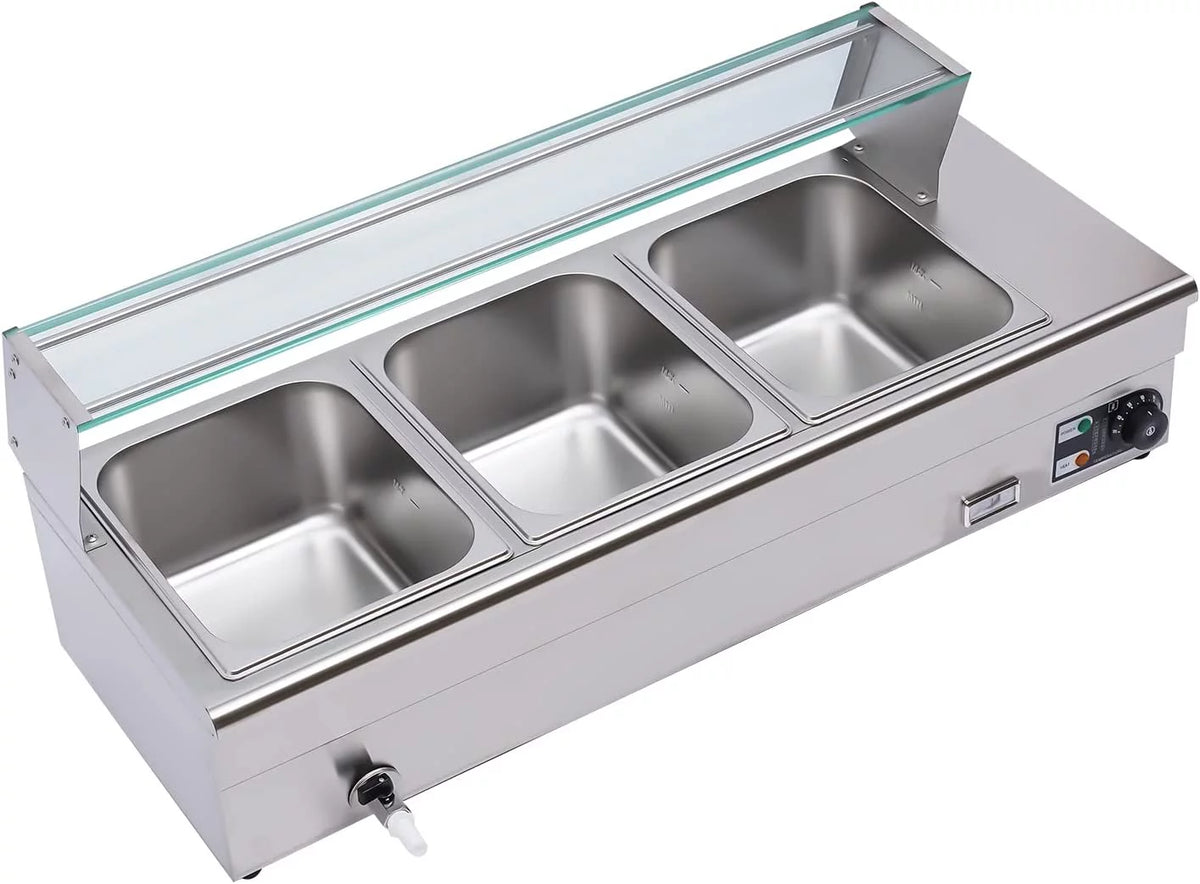 3 Pans 1200W Food Warmer T908