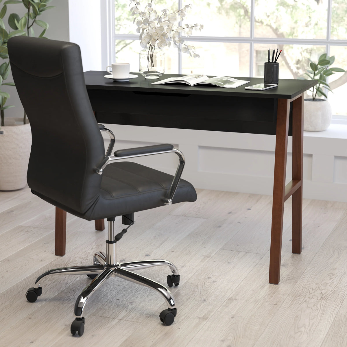 42" Writing Desk with Storage Drawer Z914739