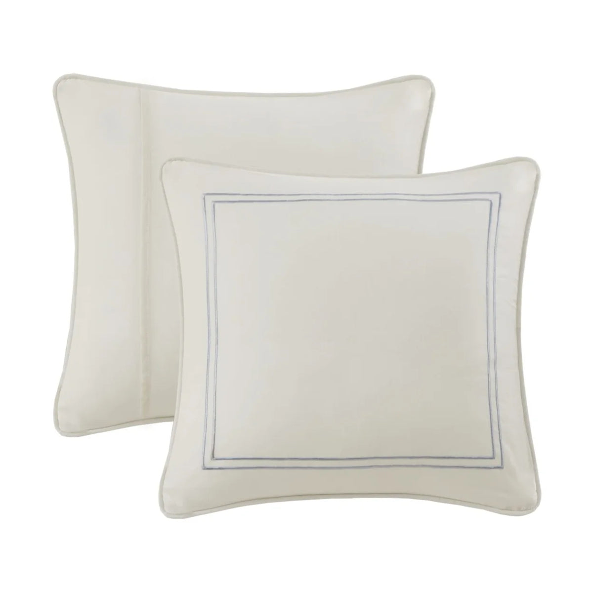 Ivory Paisley Euro Sham A37218