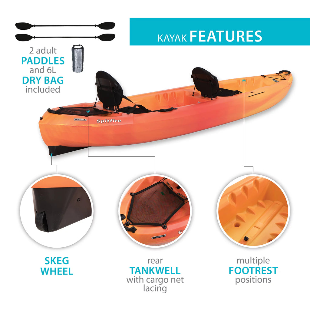 Lime Green Tandem Kayak V2760