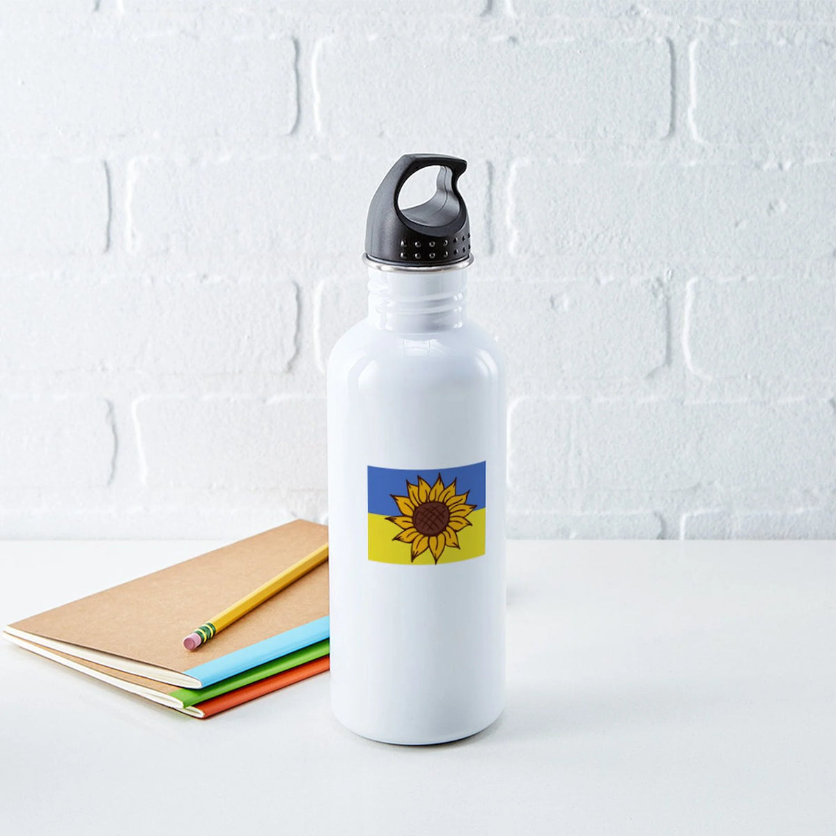 Stainless Steel Water Bottle, 1.0L Q82143
