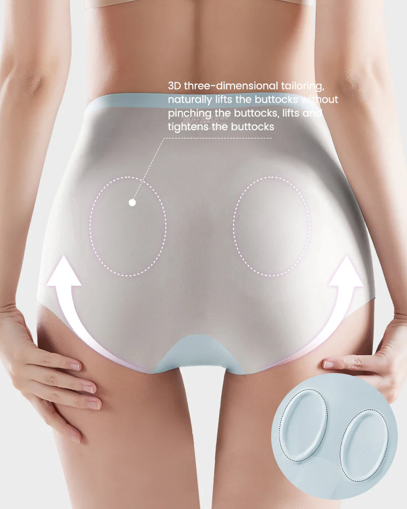 Seamless High-Waist Tummy Control Panties 4 Pack X853