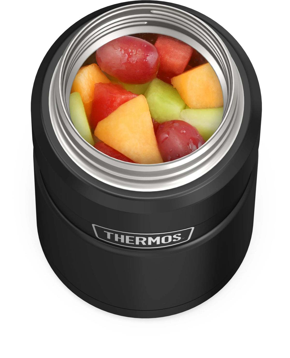 24oz Matte Black Food Jar N643378