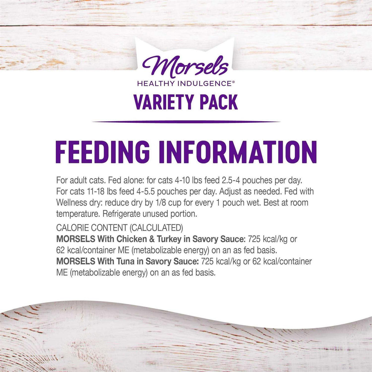 Grain Free Wet Cat Food Morsels Variety Pack B4947