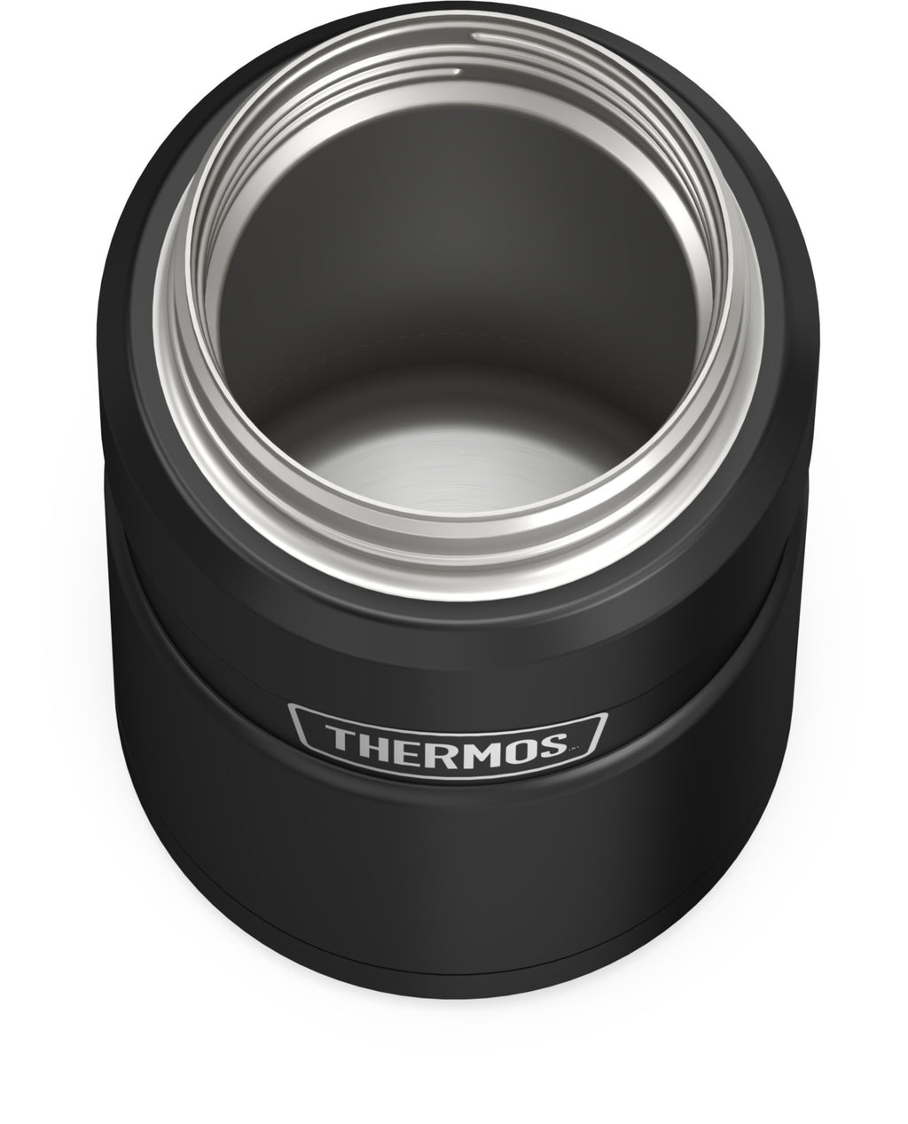 24oz Matte Black Food Jar N643378