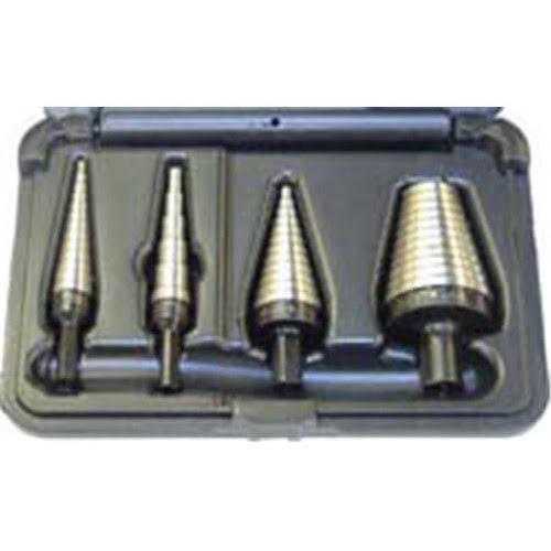 4 PC Unibit Step Drill Set N536