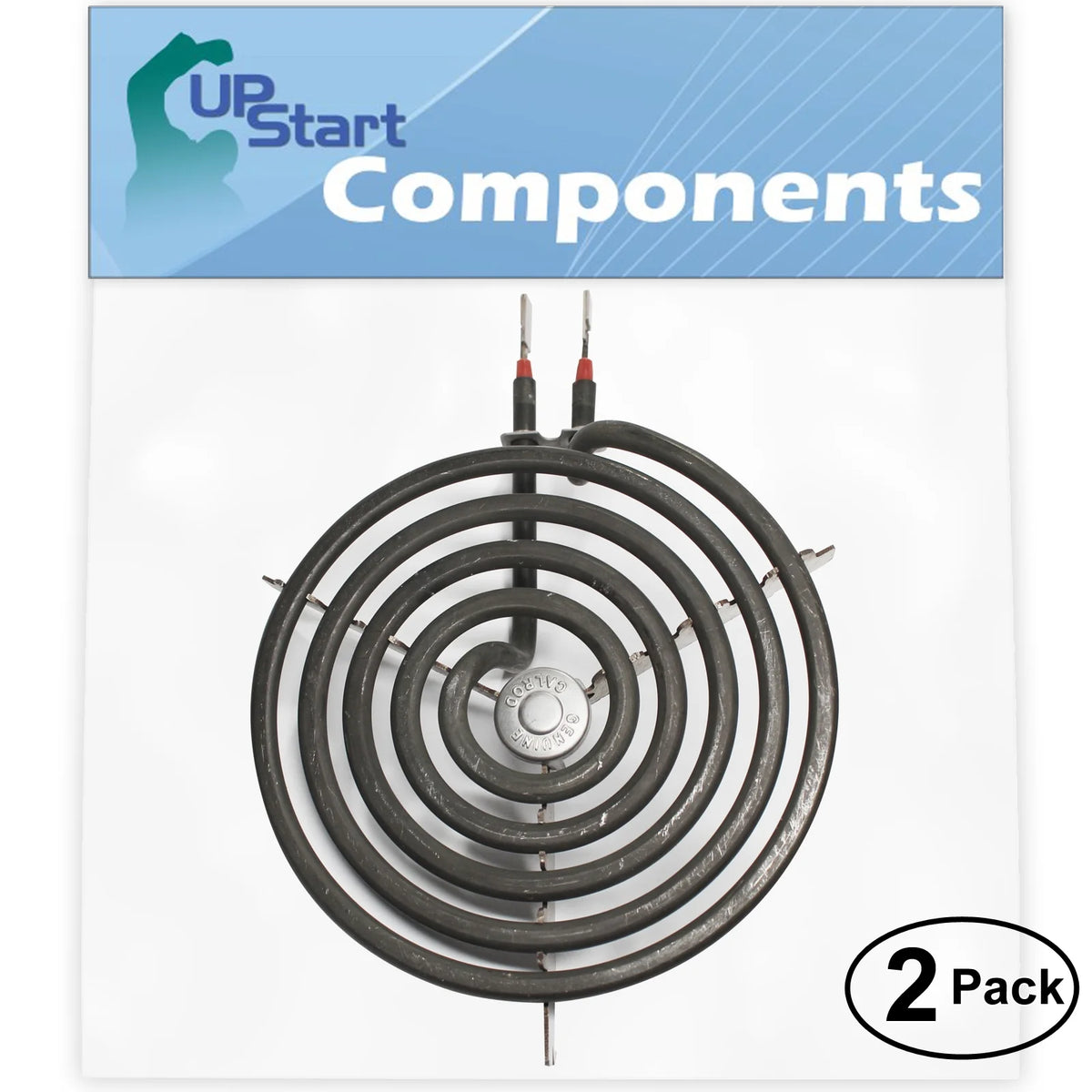 2-Pack 6 inch 5 Turns Surface Burner Element for Range, Stove & Cooktop Q786