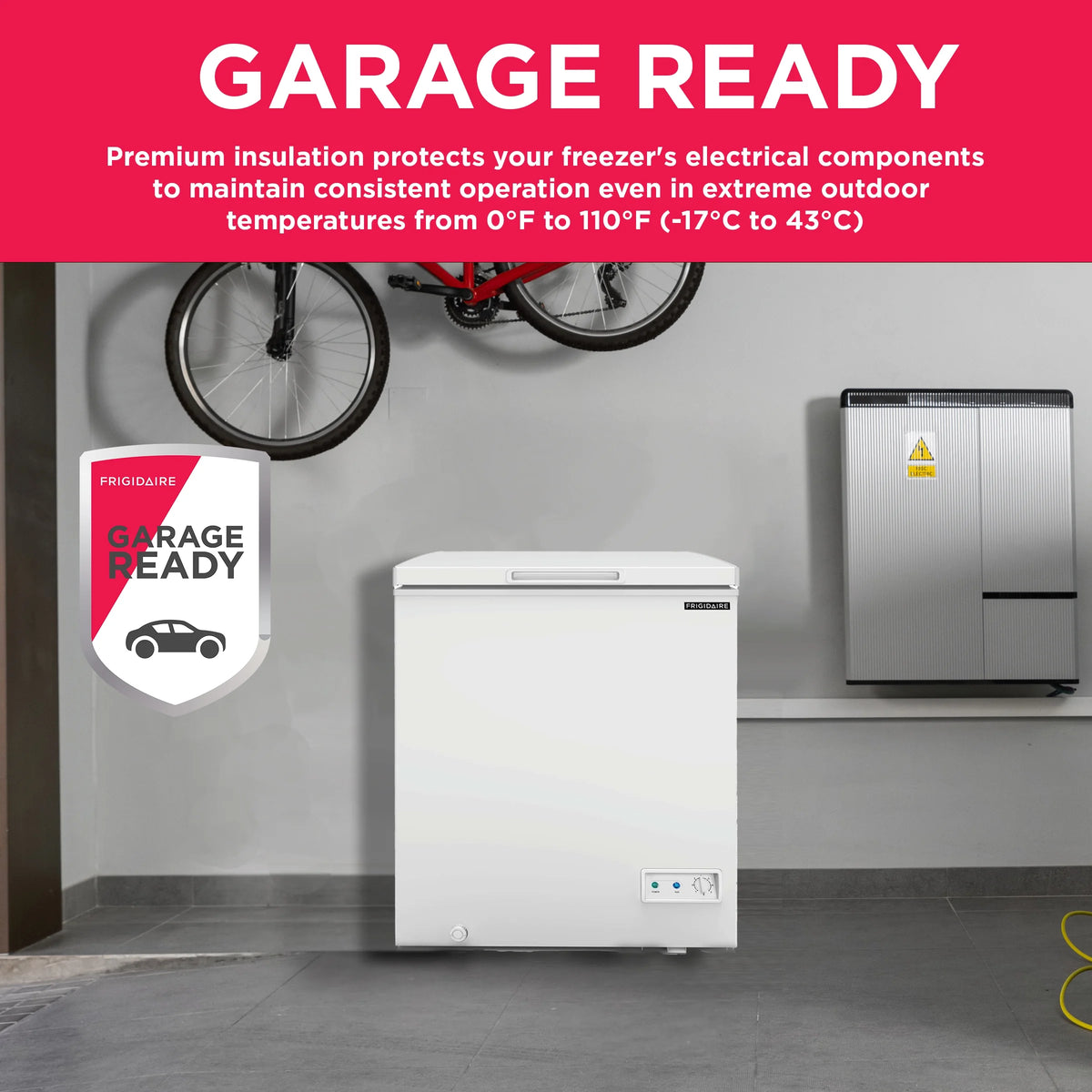 5.0 Cu. ft. Chest Freezer White T27605