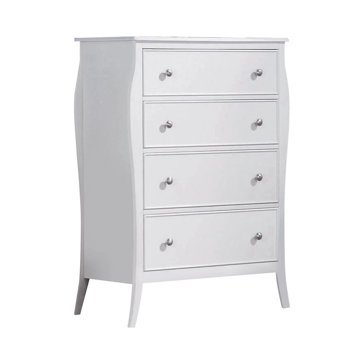 4-drawer Chest Cream White J821