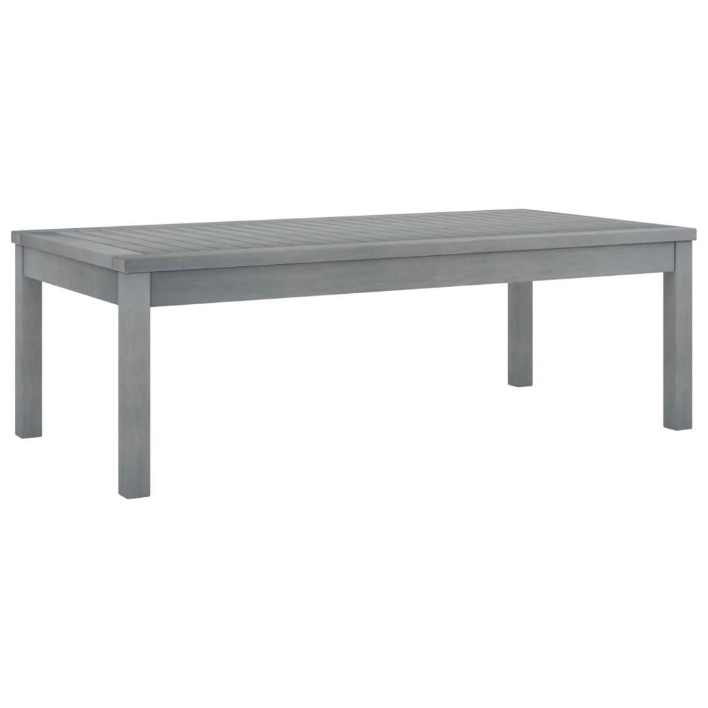 Gray Solid Acacia Wood Coffee Table W150474