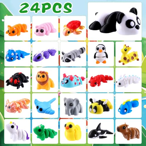 24 Days Mini Animal Figurines Toys Set G6260