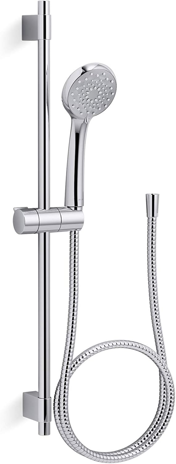 Vibrant Brushed Nickel 3-Spray Handshower with Slide Bar Kit Y4331
