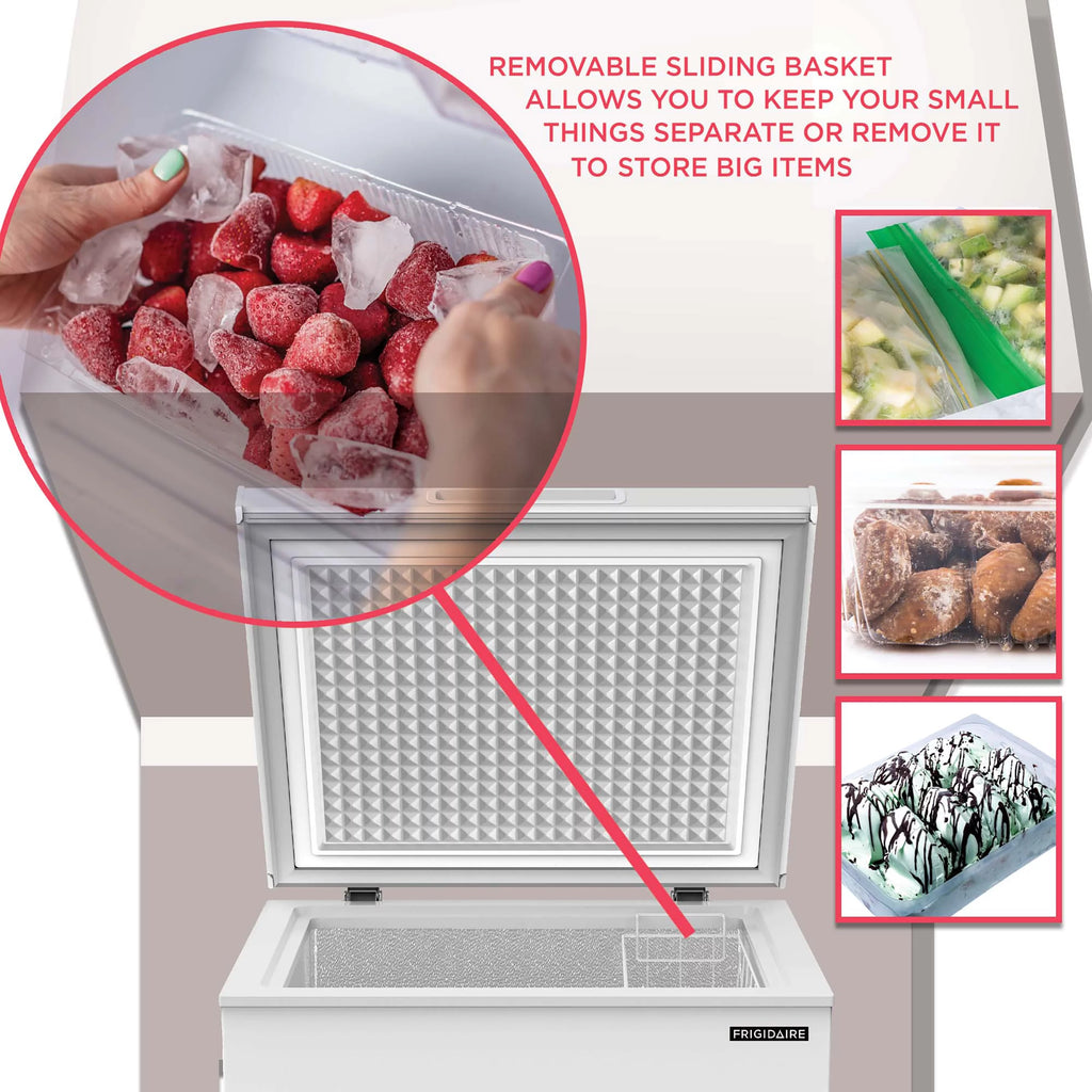 5.0 Cu. ft. Chest Freezer White T27605