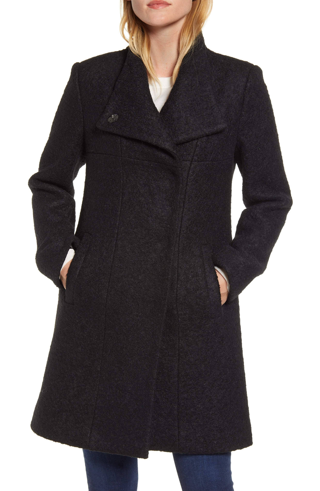 Blush Boucle Walker Coat R490801