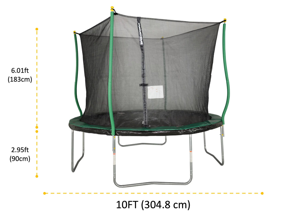 10' Trampoline with Safety Enclosure T142