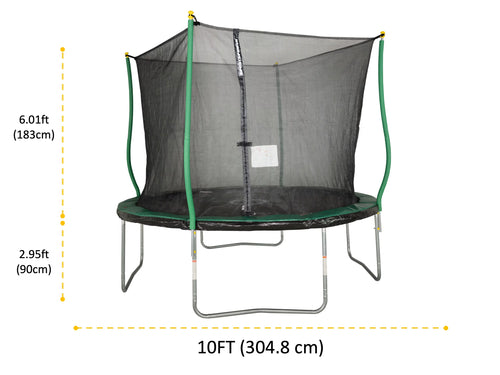 10' Trampoline with Safety Enclosure T142