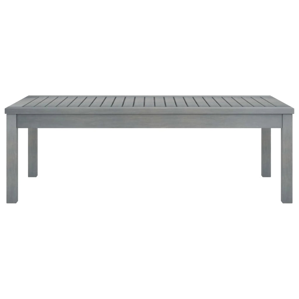 Gray Solid Acacia Wood Coffee Table W150474