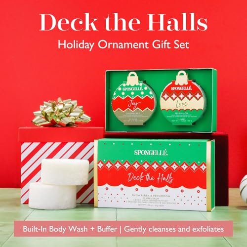 Gingerbread Body Wash Infused Buffers Gift Set P144