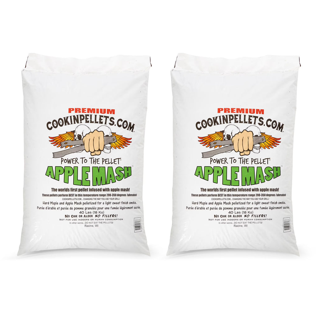 40-Pound Apple Mash Hard Maple Smoker Wood Pellets A2830