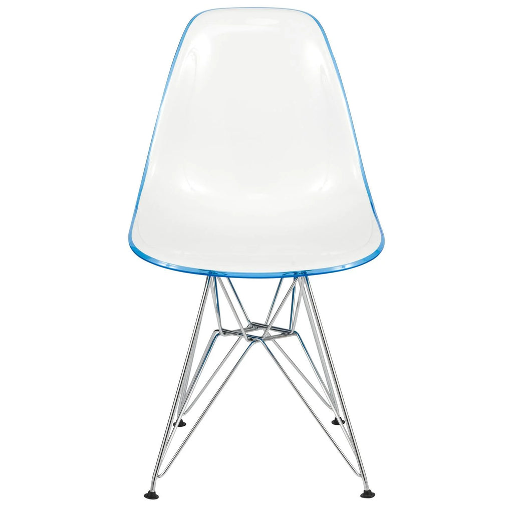 Molded 2-Tone Eiffel Side Chair Set of 4 B850