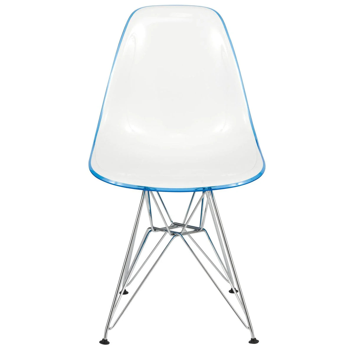 Molded 2-Tone Eiffel Side Chair Set of 4 B850