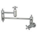 Wall Mounted Pot Filler Faucet Polished Chrome E591