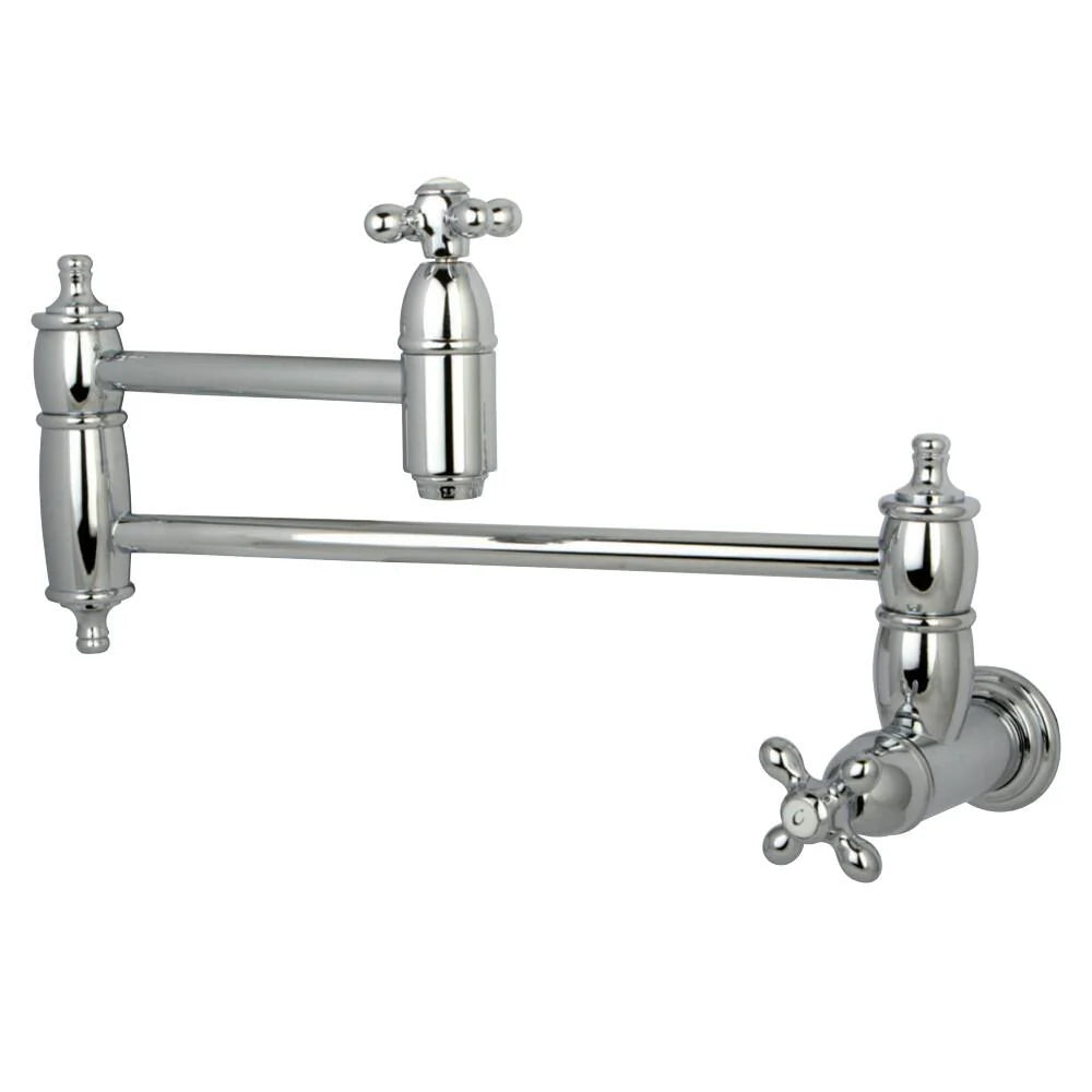 Wall Mounted Pot Filler Faucet Polished Chrome E591
