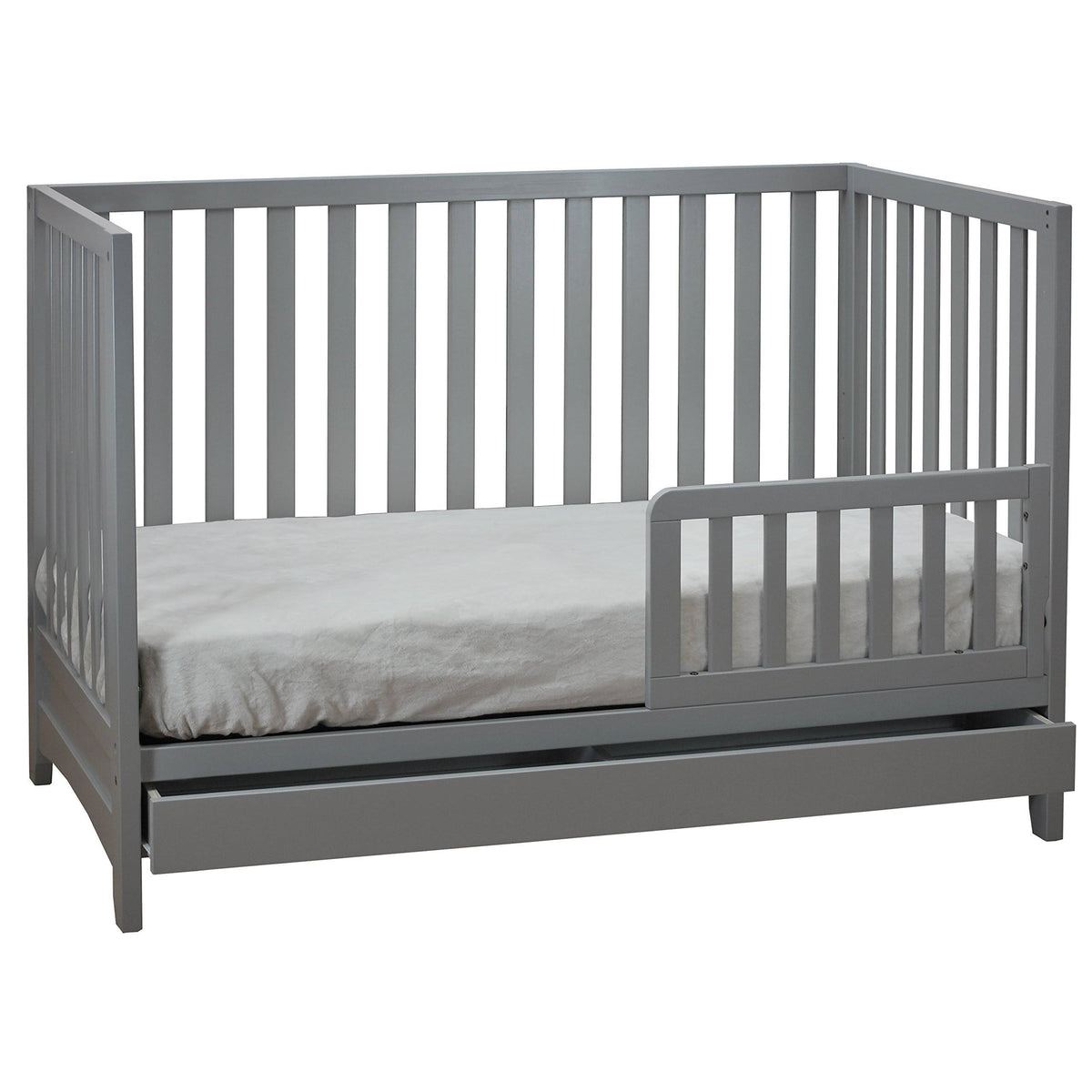 3-in-1 Convertible Crib, Gray U857534