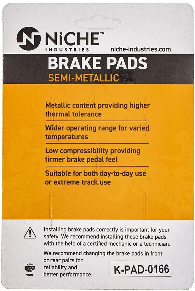 Brake Pad Set Semi-Metallic Pack of 2 C281