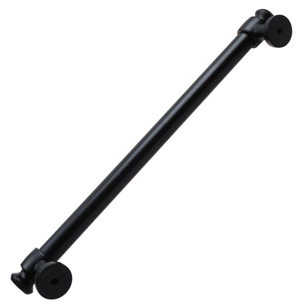 25-pk 7-5/8 in. Center Matte Black Euro Cabinet Pull V5005