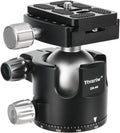 Low Profile 44mm All Metal CNC Ball Head with 1/4 Quick Release Plate, Pack of 2 N841
