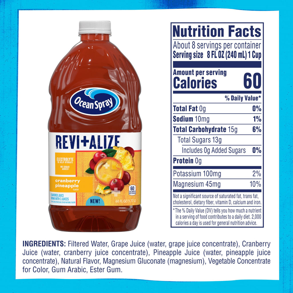Cranberry Pineapple Juice Drink, 60 fl oz Bottle J64041