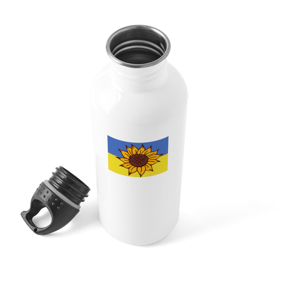 Stainless Steel Water Bottle, 1.0L Q82143