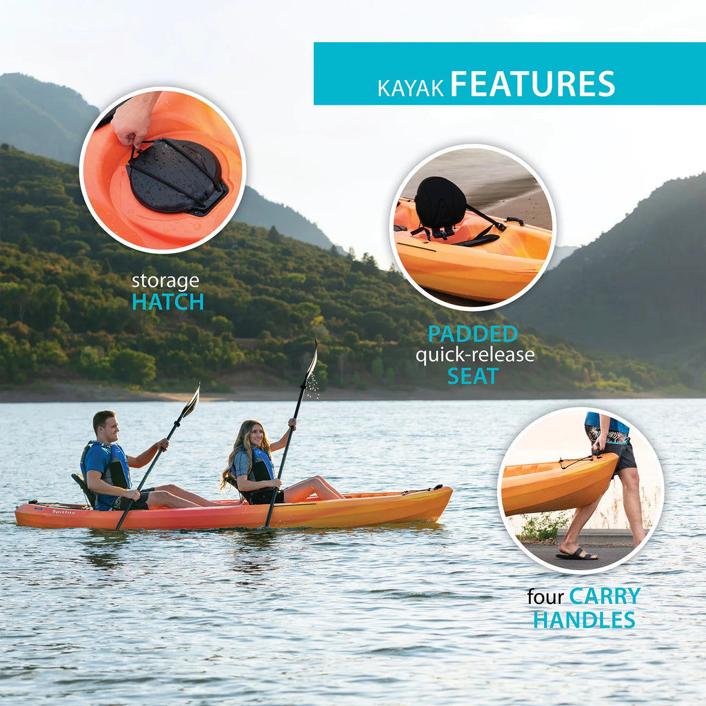 Lime Green Tandem Kayak V2760