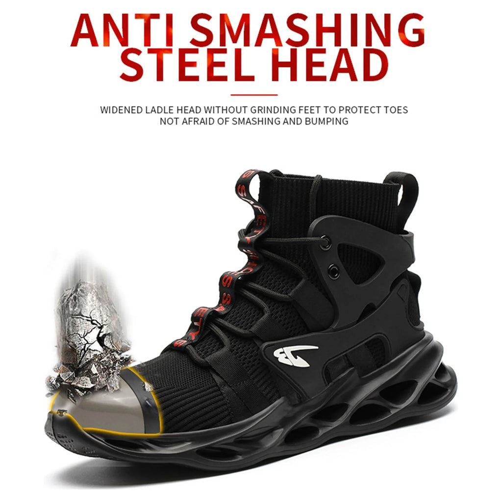 Steel Toe Work Boots Size 7 Y215516
