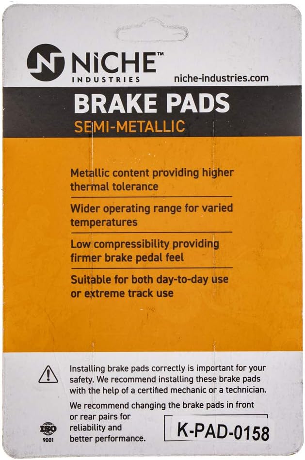Brake Pad Set Semi-Metallic Pack of 2 C281