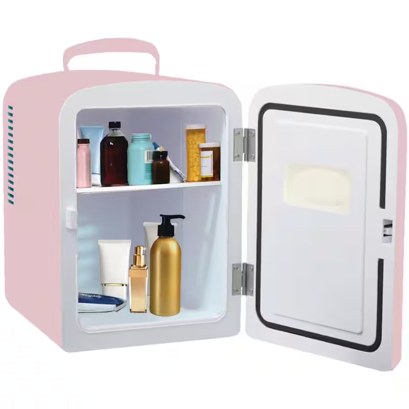 Pink 6-Can Retro Mini Fridge R2997