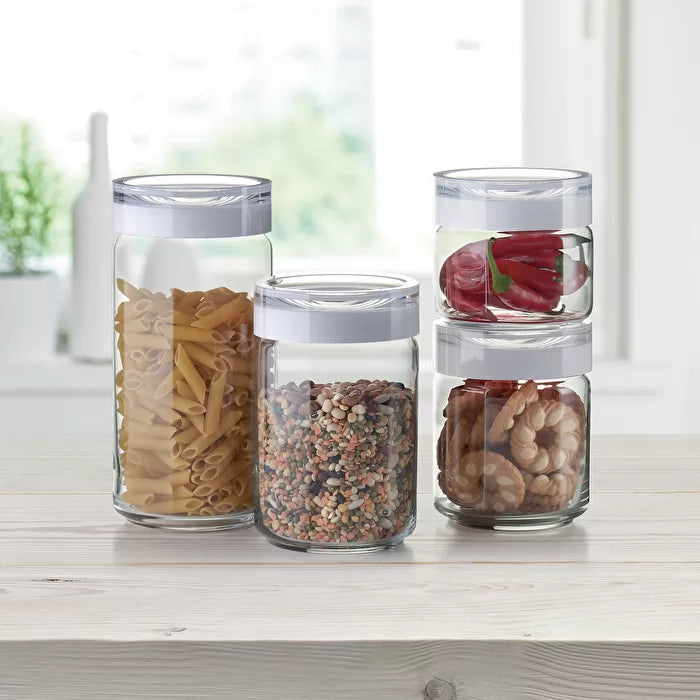 Clear Storage Jar S134