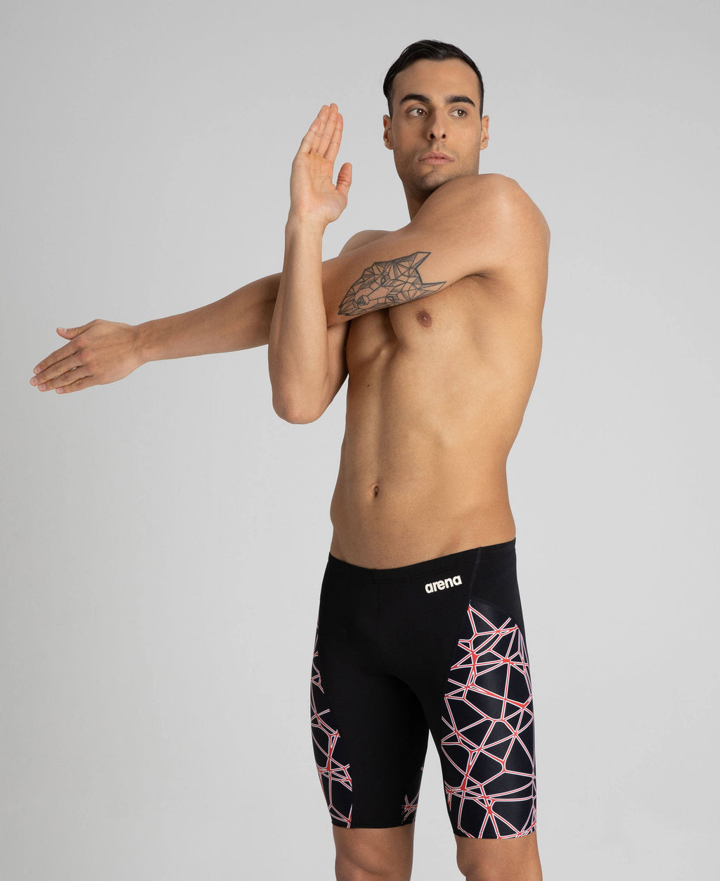 Navy-Neon Blue Jammer C23046