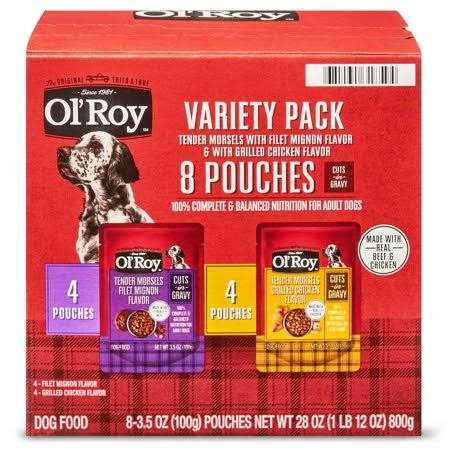 Cuts in Gravy Wet Dog Food Variety Pack B820593