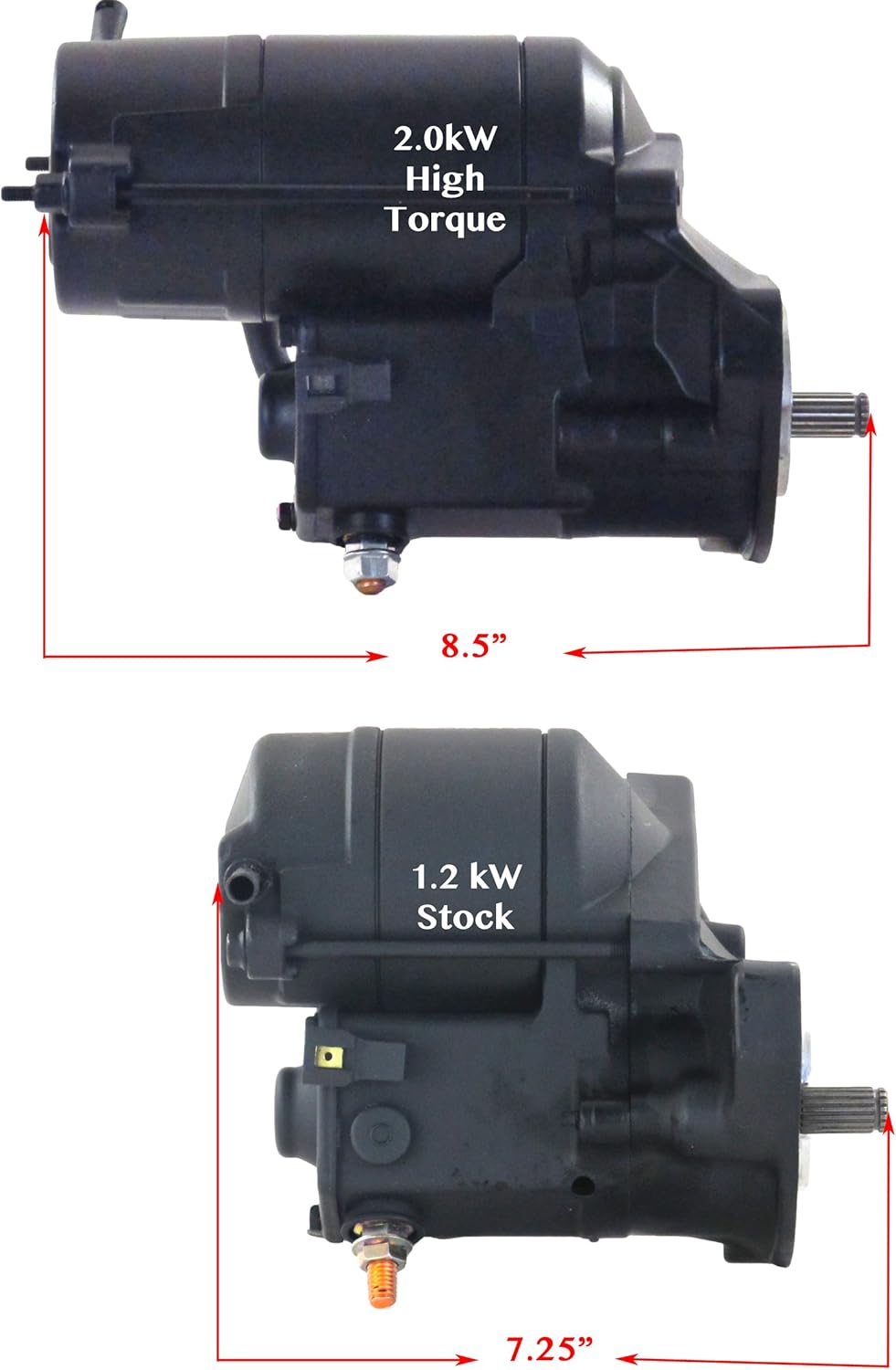 CHROME HIGH TORQUE STARTER X67167