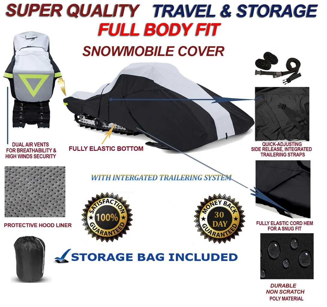 600 Denier Full Fit Snowmobile Travel and Storage Cover R204
