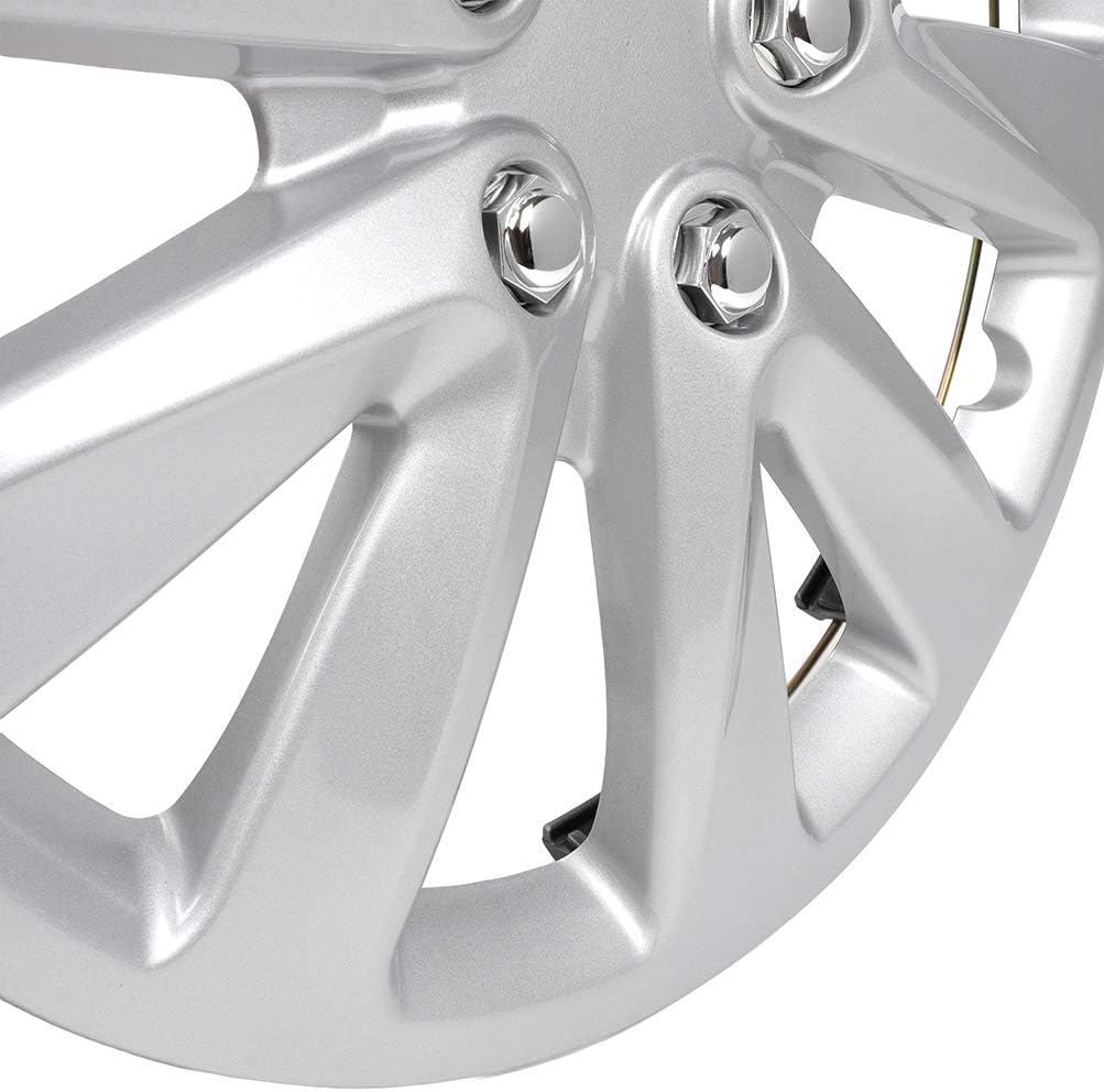 4PC Set 16 inch Silver Hubcap Wheel Cover H702542