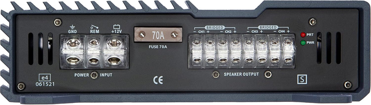 1600 Watt RMS 4-Channel Car Audio Amplifier with 4 Gauge Installation Kit J683991