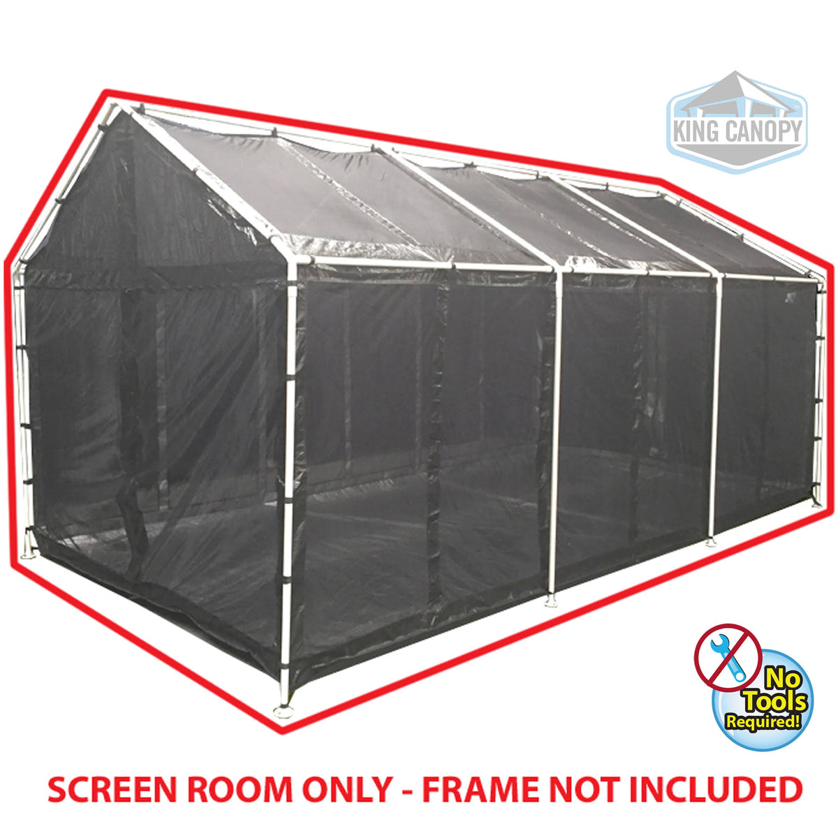 10 ft x 20 ft Canopy Screen Room O917